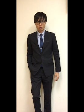 「RRL（ダブル アール エル）のアイテム（フォーマルスーツ/小物）」を使った、LKさん（メンズ・178cm）の春コーディネート