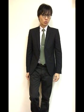 「RRL（ダブル アール エル）のアイテム（フォーマルスーツ/小物）」を使った、LKさん（メンズ・178cm）の春コーディネート