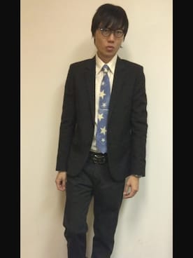 「RRL（ダブル アール エル）のアイテム（フォーマルスーツ/小物）」を使った、LKさん（メンズ・178cm）の春コーディネート