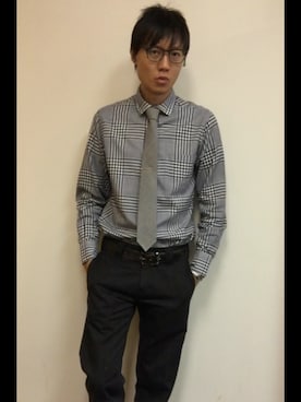 THOM BROWNEのネクタイピンを使った人気ファッション