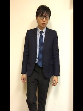 「RRL（ダブル アール エル）のアイテム（フォーマルスーツ/小物）」を使った、LKさん（メンズ・178cm）の秋コーディネート