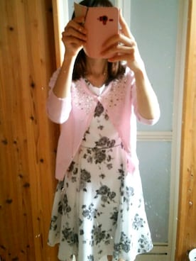 「L'EST ROSE（レストローズ）のアイテム（トップス）」を使った、azuさん（レディース・168cm）の秋コーディネート