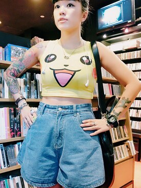 「pikachu」｜JimmaC≮占͘麻͘氏͘≯さん（レディース・160cm）の夏コーディネート