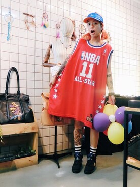 「airjordan5」｜JimmaC≮占͘麻͘氏͘≯さん（レディース・160cm）の夏コーディネート