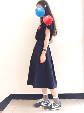 「skirt」｜「アイテム（腕時計）」を使った、薰さん（レディース・162cm）の夏コーディネート