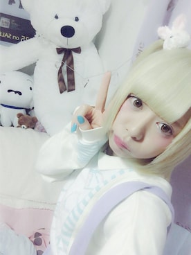「金髪ショート」｜「アイテム（その他）」を使った、○さん（レディース・156cm）の春コーディネート