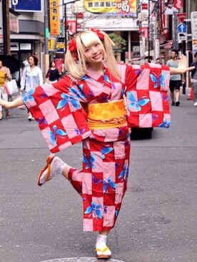 「仙台」｜「アイテム（その他）」を使った、○さん（レディース・156cm）の夏コーディネート
