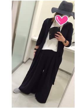 「Hands of creation（ハンズオブクリエイション）のアイテム（パンツ）」を使った、sa-chanさん（レディース・153cm）の夏コーディネート