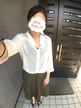 ぽてさん（レディース・166cm）の秋コーディネート