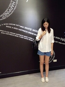 「travel」｜「アイテム（カーゴパンツ）」を使った、Livaさん（レディース・174cm）の夏コーディネート