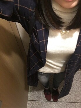 「grove（グローブ）のアイテム（その他アウター）」を使った、cake*さん（レディース・159cm）の秋コーディネート