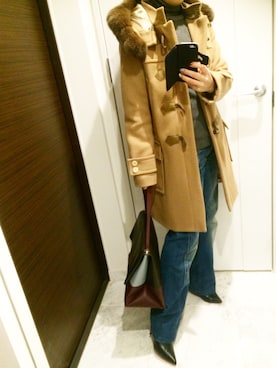Sacai luck ダッフルコート sacai luckのダッフルコートを使ったレディース人気ファッション