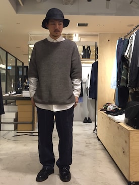 「Name.（ネーム）のアイテム」を使った、Hikimaさん（メンズ・165cm）の春コーディネート