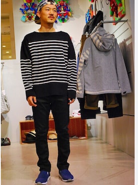 「KIIT（キート）のアイテム」を使った、Hikimaさん（メンズ・165cm）の夏コーディネート