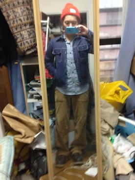 「ベンデイビス」｜「アイテム（ブーツ）」を使った、フローディングさん（メンズ・163cm）の秋コーディネート