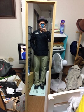 「ベンデイビス」｜「アイテム（モカシン/デッキシューズ）」を使った、フローディングさん（メンズ・163cm）の春コーディネート