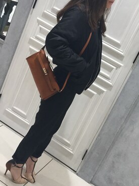 「MUSE（ミューズ）のアイテム（ジャケット/アウター）」を使った、museさん（レディース・157cm）の冬コーディネート