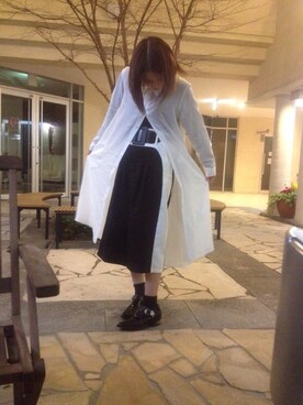 「TOGA（トーガ）のアイテム（その他シューズ）」を使った、美希さん（レディース・164cm）の春コーディネート