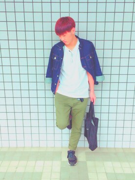 ふじやまかいとさん(メンズ・170cm)の秋コーディネート