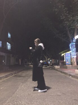 「adidas（アディダス）のadidas originals/アディダス/STAN SMITH/スタンスミス（スニーカー、ホワイト系）」を使った、zoescissorhandsさん（レディース）の冬コーディネート