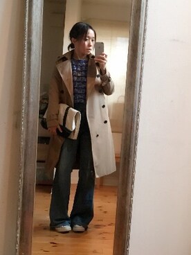 ひろみさん（レディース・158cm）の冬コーディネート