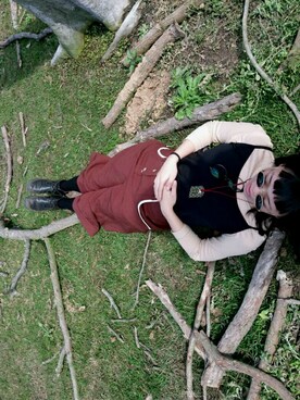 「ORIS（オリス）のアイテム（シューズ）」を使った、kristyさん（レディース・158cm）の春コーディネート