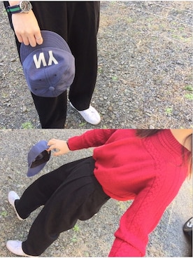 「PENDLETON（ペンドルトン）のアイテム（スラックス）」を使った、ustkaaaさん（レディース・162cm）の春コーディネート