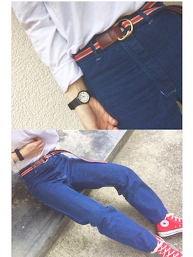 「PROCLUB」｜「アイテム（腕時計）」を使った、ustkaaaさん（レディース・162cm）の春コーディネート
