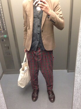 愛がない兎さん(メンズ・170cm)の冬コーディネート