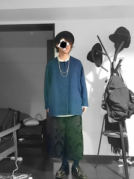 「SRIVER（スリヴァー）のアイテム（帽子）」を使った、 Hoshitoさん（メンズ・167cm）の秋コーディネート