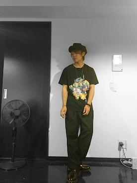 「アイテム（キャスケット）」を使った、 Hoshitoさん（メンズ・166cm・10代）の秋コーディネート