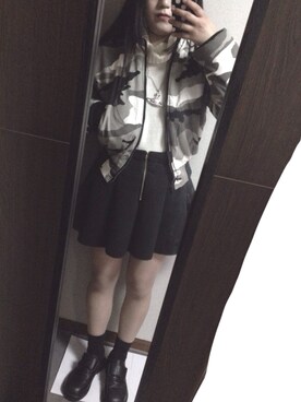 「DIABLE（ディアブル）のアイテム（シューズ）」を使った、サトゥーさん（レディース・151cm）の春コーディネート