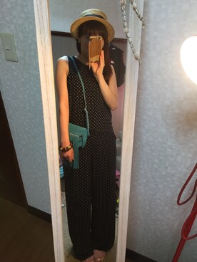 「SMELLY（スメリー）のアイテム（ピアス（両耳用））」を使った、ちいこさん（レディース・163cm）の夏コーディネート