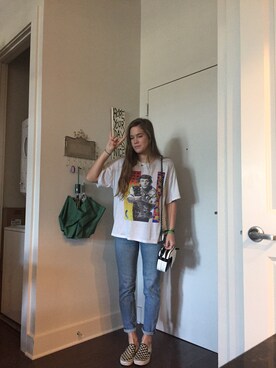 「pattern」｜「アイテム（ショルダーバッグ）」を使った、Rachelさん（レディース・165cm）の秋コーディネート