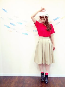 かRUさん（レディース・160cm）の秋コーディネート