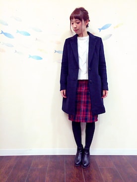 かRUさん（レディース・160cm）の冬コーディネート