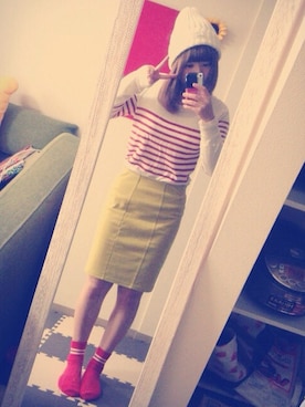 SHIORI☺︎さん（レディース・153cm）の冬コーディネート