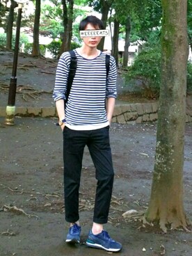 ネイビー狂いさんのコーディネート