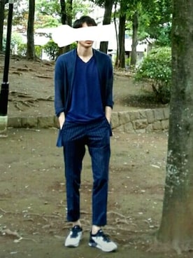 ネイビー狂いさんの（ZARA | ザラ）を使ったコーディネート