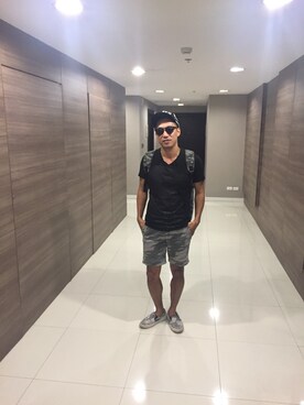 「HEX（ヘックス）のアイテム」を使った、クニーさん（メンズ・173cm）の秋コーディネート