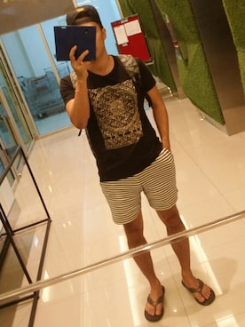 「家」｜「アイテム（その他）」を使った、クニーさん（メンズ・173cm）の夏コーディネート