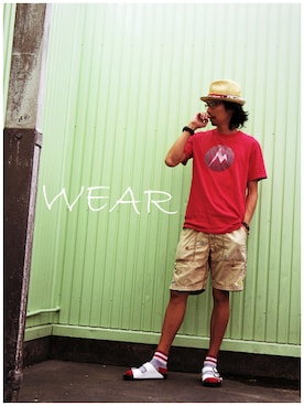 つちぽんさん（メンズ・176cm）の夏コーディネート