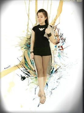 「monochrome」｜「アイテム（サンダル）」を使った、Virus1119さん（レディース・160cm）の春コーディネート