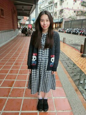 「lazybone（レイジーボーン）のアイテム」を使った、戴芸涵🐇さん（レディース・163cm）の夏コーディネート