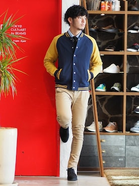 HAPPY西村さん(メンズ・180cm)の春コーディネート