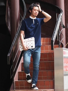 HAPPY西村さん（メンズ・180cm）の春コーディネート