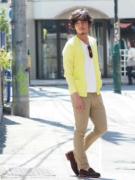 HAPPY西村さん（メンズ・180cm）の春コーディネート