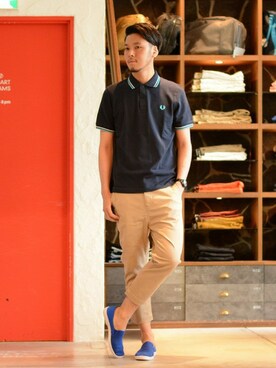 HAPPY西村さん（メンズ・180cm）の夏コーディネート