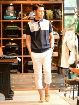 HAPPY西村さん（メンズ・180cm）の春コーディネート