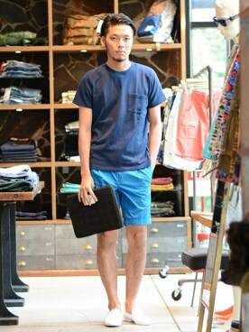 HAPPY西村さん（メンズ・180cm）の夏コーディネート